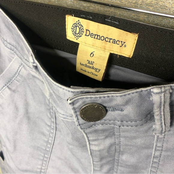 Democracy ab technology grey cargo skinny stretchy slimming pants - Picture 2 of 4